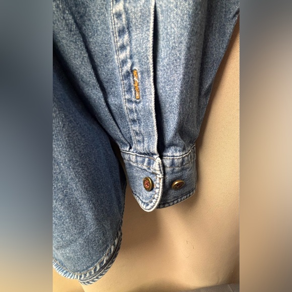 Lee’s Men’s Vintage Long Sleeve Denim Shirt Size Large - Picture 9 of 9
